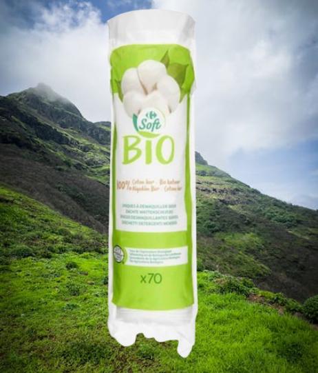 Soft Bio Cotton Cleansing Pad White 70 pads